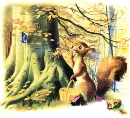 قصه کودکانه «سنجاب بازیگوش»-داستانهای مصور رنگی برای کودکان-ارشیو قصه و داستان ایپابفا